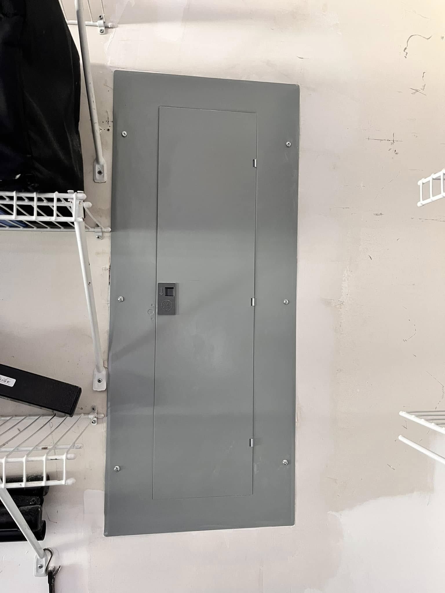 Electrical panel installation